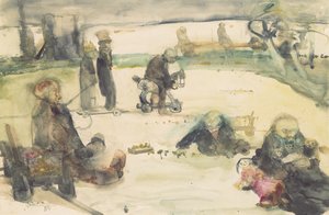 Játszani a hóban alkotó: Witold Wojtkiewicz